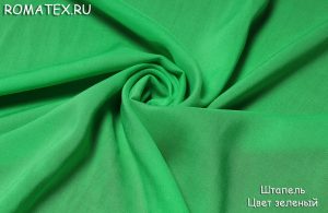 Ткань для рукоделия Штапель цвет зелёный